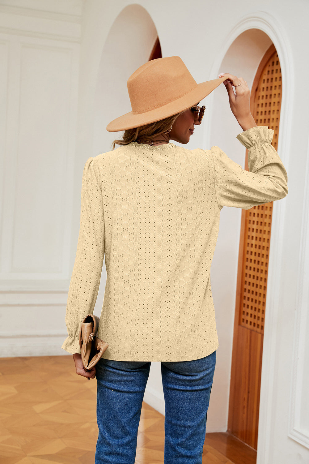 Rayon Top - Lace Detail - Opaque Finish - Stretch Fabric Apparel & Accessories > Clothing > Tops autopostr_pinterest_72819 Ship From Overseas sync-pinterest X&D