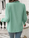 Lace Blouse - Ruffled Sheer Opaque Design - Polyester Cotton Apparel & Accessories > Clothing > Tops DY Ship From Overseas sync-pinterest