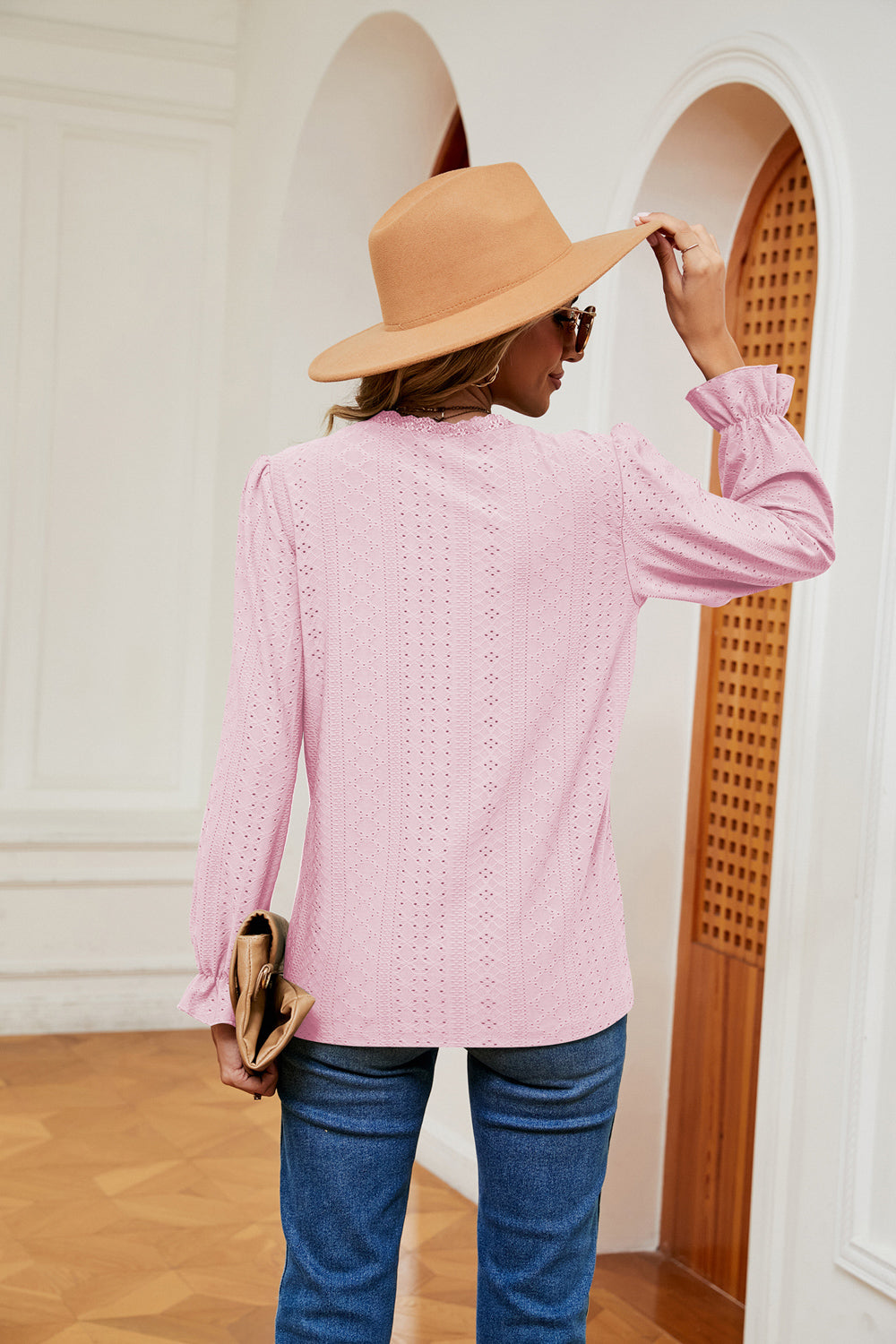 Rayon Top - Lace Detail - Opaque Finish - Stretch Fabric Apparel & Accessories > Clothing > Tops autopostr_pinterest_72819 Ship From Overseas sync-pinterest X&D