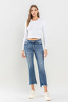 Denim Jeans - Mid Rise - Frayed Hem - Raw Edge - Pockets Apparel & Accessories > Clothing > Pants Lovervet Only Available for U.S. Residents Ship from USA sync-pinterest