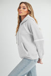 Hoodie - Lace Detail - Drawstring - Kangaroo Pocket Apparel & Accessories > Clothing > Tops Aemi+Co autopostr_pinterest_71901 autopostr_pinterest_72819 Only Available for U.S. Residents Ship from USA sync-pinterest