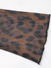 Sheer Lace Top with Decorative Buttons and High Stretch Apparel & Accessories > Clothing > Tops Bodysuit Lace Lace Bodysuit Leopard Neck Neck Lace Perfee Ship From Overseas sync-pinterest T V