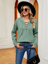 Hoodie - Lace-Up Stretch Rayon Opaque Long Sleeve Top Apparel & Accessories > Clothing > Tops > Hoodies autopostr_pinterest_71901 autopostr_pinterest_72819 M.N.Y Ship From Overseas sync-pinterest