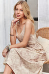Midi Dress - Spaghetti Strap Lace Detail - Cotton Blend Casual Wear 4-23-usa ADORA Ship from USA