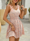 Smocked Dress - Lace Detail - Slight Stretch - Polyester Spandex Apparel & Accessories > Clothing > Dresses autopostr_pinterest_72819 Sara Roman Ship From Overseas sync-pinterest