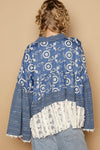 Embroidered Tiered Shirt - Lace Hem - Long Sleeves - Semi-Sheer Apparel & Accessories > Clothing > Tops autopostr_pinterest_71901 autopostr_pinterest_72819 Only Available for U.S. Residents POL Ship from USA sync-pinterest