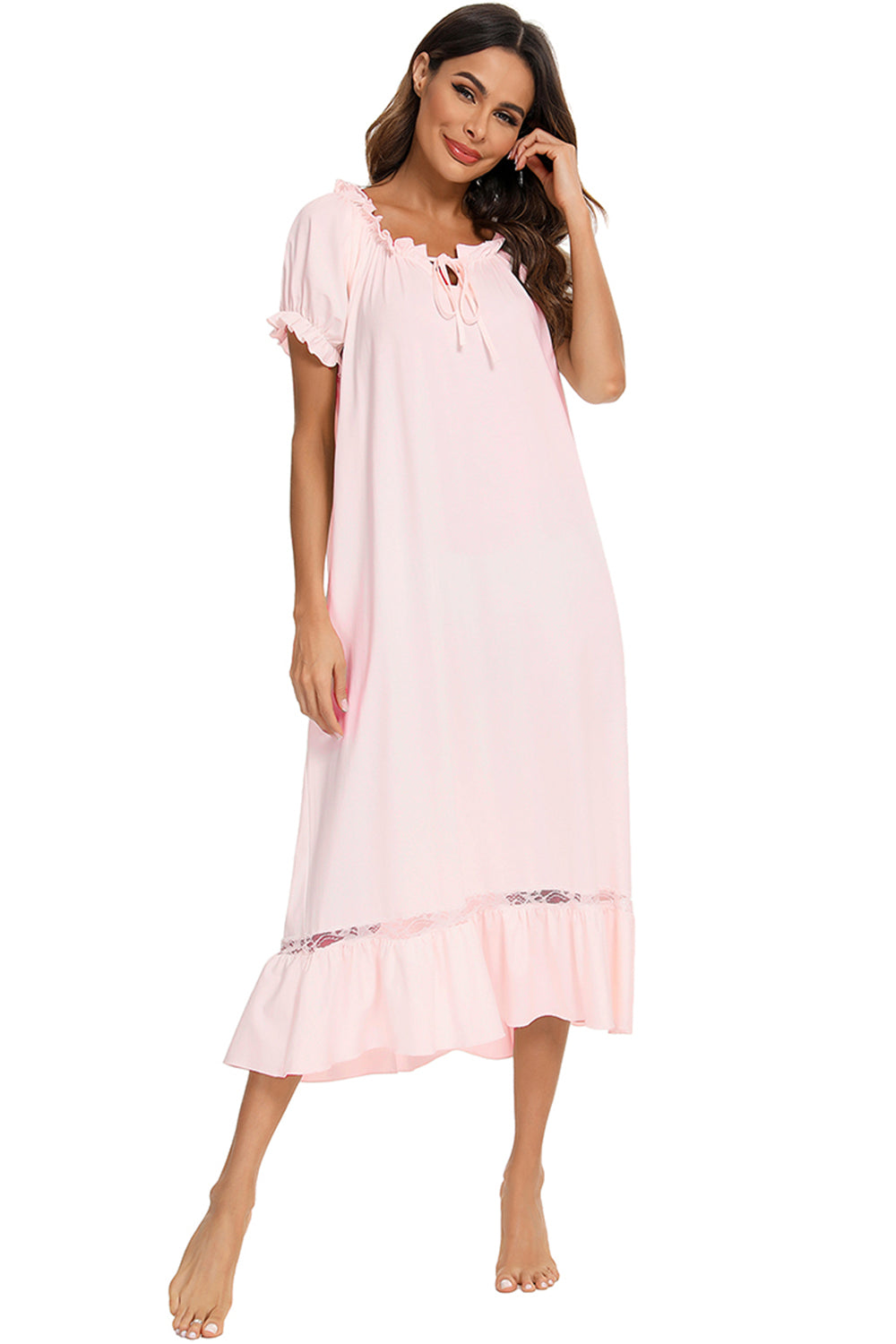 Short Sleeve Lounge Dress