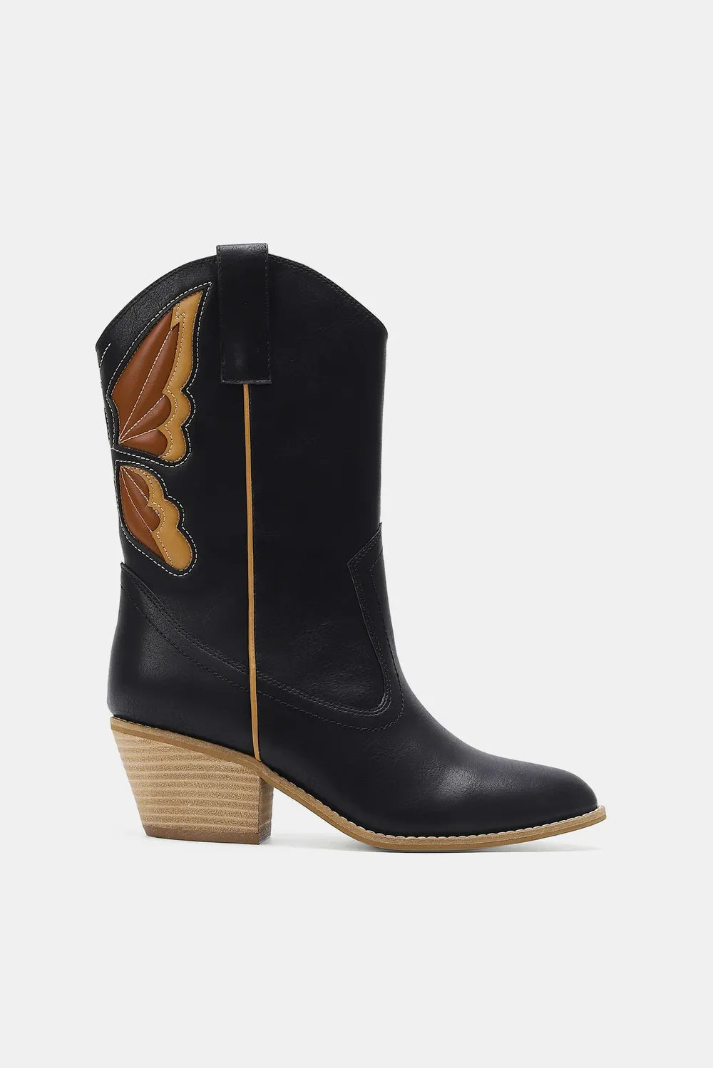Butterfly Cut-Out Pointed Boots - Feminine Elegance Beast Fashion Ship from USA shoes_ sales_0701-0715