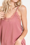 Top - Tank - Cami - Lace - Solid Color - Lightweight - Casual 5-1-usa BiBi Ship from USA