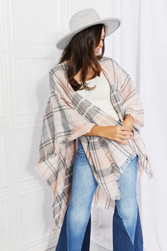 Plaid Lightweight Poncho