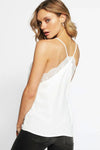Top - Lace Cami - Solid Color - Sleeveless - Soft - Casual 5-2-usa BiBi Ship from USA
