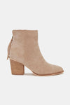 Taupe Ankle Booties - Suede - Point Toe - Chic - Versatile - Elegant 5-5-shoes-usa Beast Fashion Ship from USA