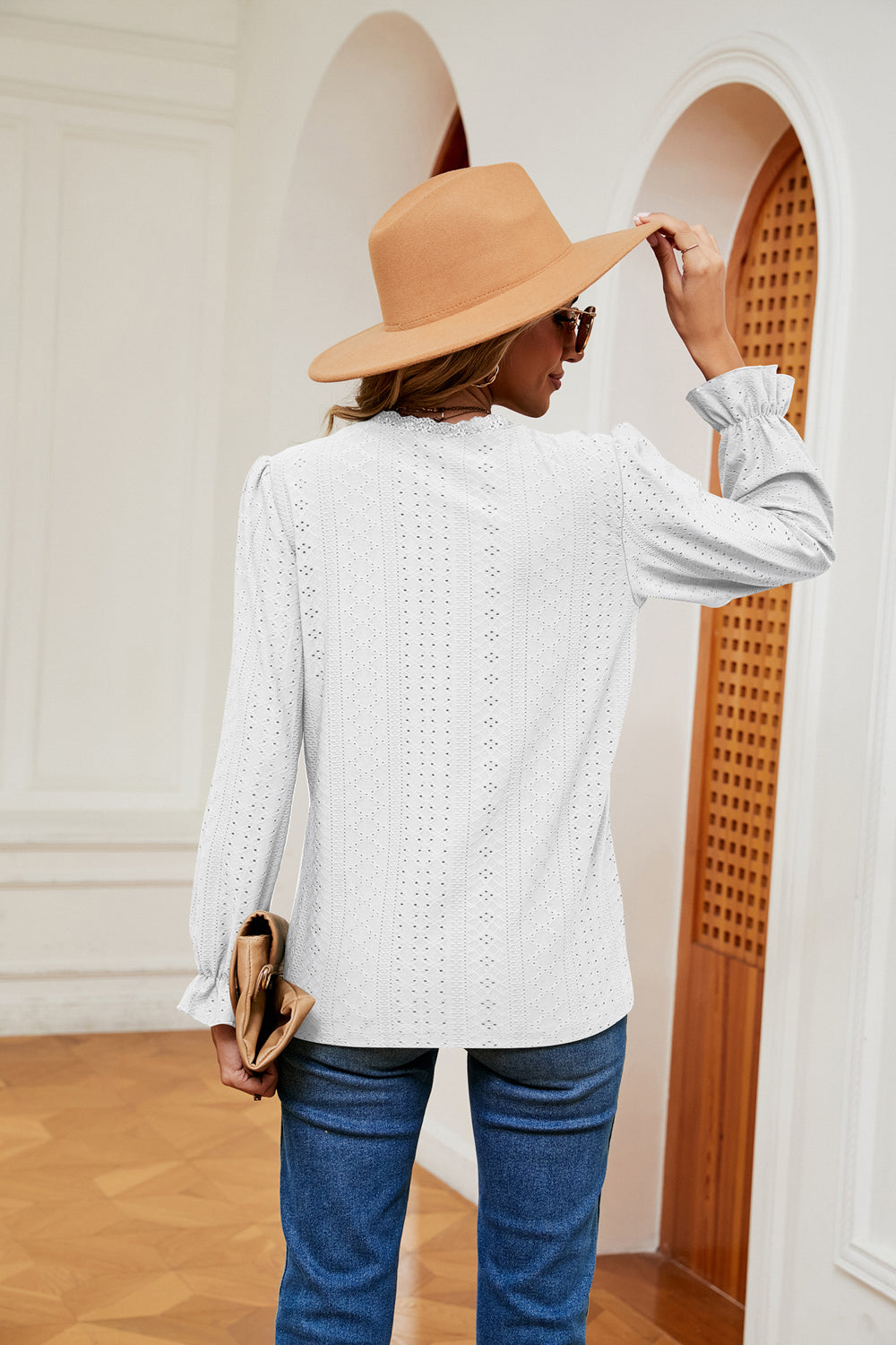 Rayon Top - Lace Detail - Opaque Finish - Stretch Fabric Apparel & Accessories > Clothing > Tops autopostr_pinterest_72819 Ship From Overseas sync-pinterest X&D