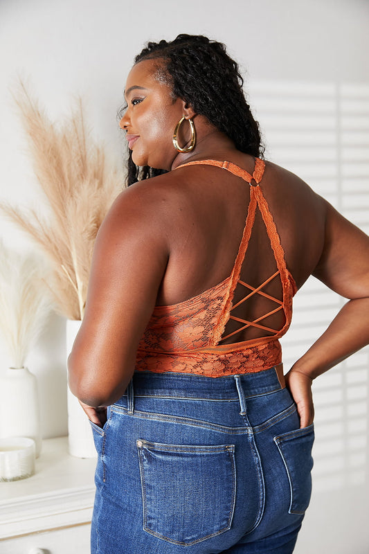 Rust Lace Bralette - Criscross Uncategorized autopostr_pinterest_71118 autopostr_pinterest_71178 autopostr_pinterest_71277 bralette crisscross full juliette lace size