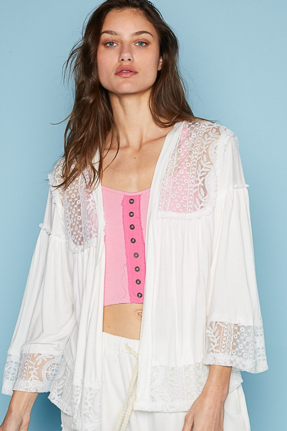 Ivory Ivory Lace Detail Cardigan - Open Front Uncategorized autopostr_pinterest_71118 autopostr_pinterest_71178 autopostr_pinterest_71277 cardigan detail front lace open pol