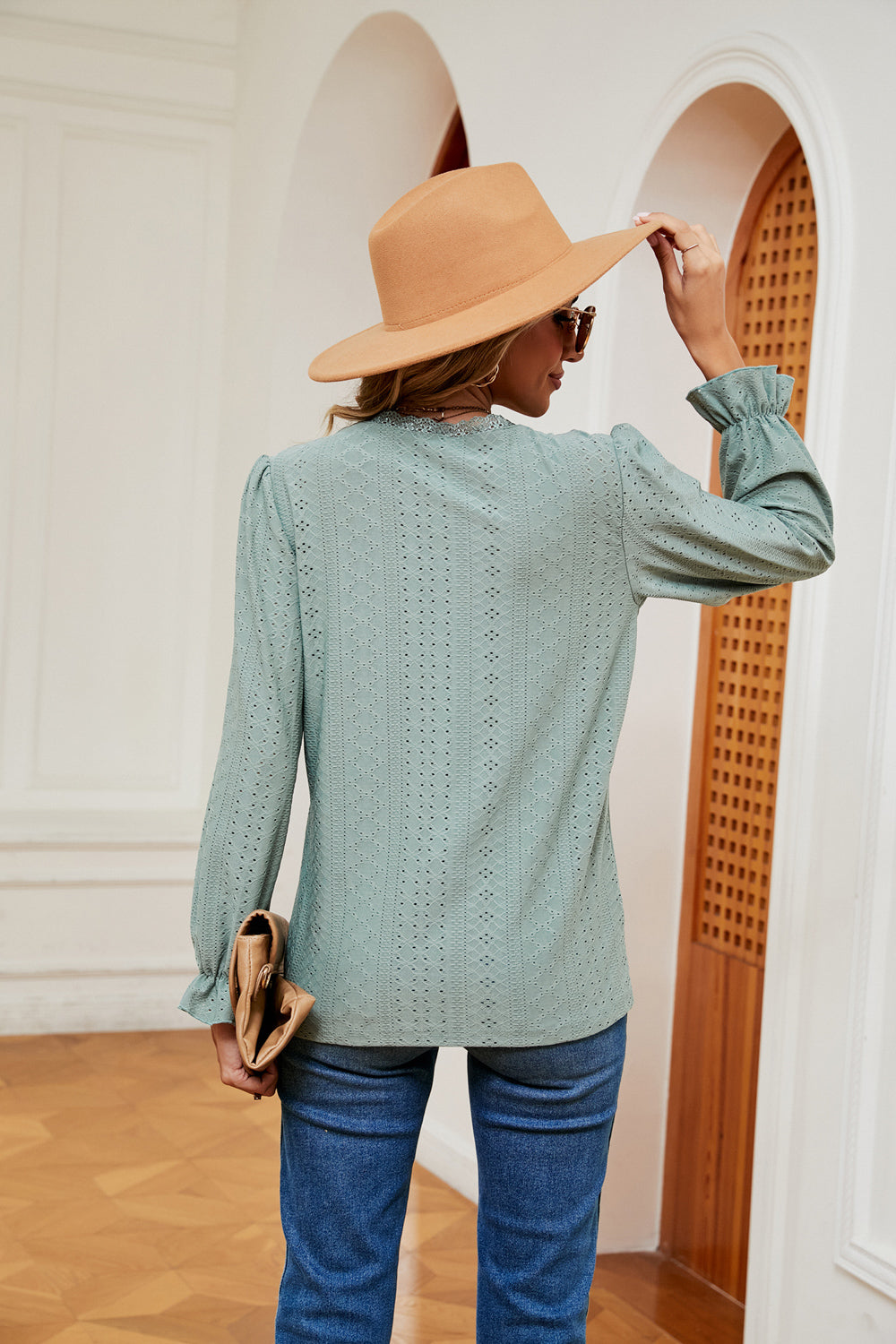 Rayon Top - Lace Detail - Opaque Finish - Stretch Fabric Apparel & Accessories > Clothing > Tops autopostr_pinterest_72819 Ship From Overseas sync-pinterest X&D