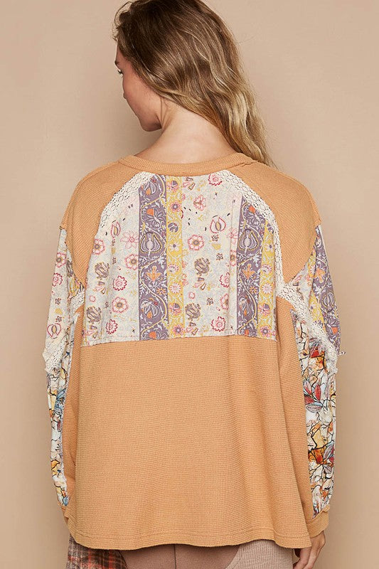 Sherbet Lace detail Round neck Top autopostr_pinterest_71901 new PinterestNew POL Ship from USA top