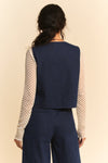 Denim Vest - Open Front - Lace Accents - 100% Cotton Apparel & Accessories > Clothing > Outerwear autopostr_pinterest_71901 autopostr_pinterest_72819 Davi & Dani Only Available for U.S. Residents Ship from USA sync-pinterest