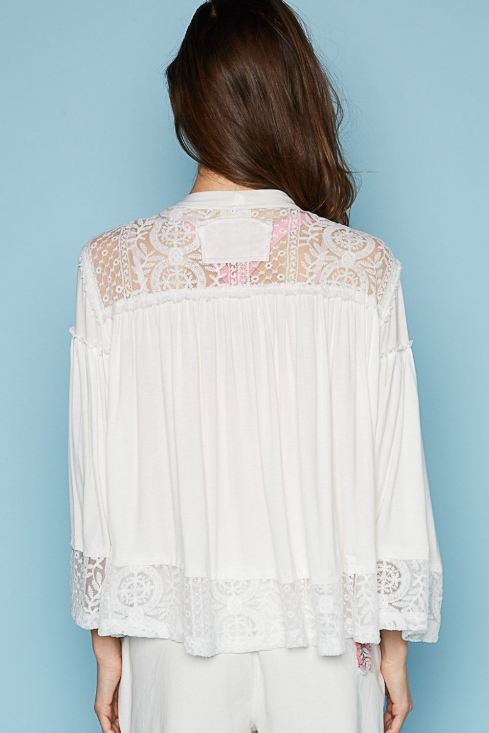 Ivory Lace Detail Cardigan - Open Front Uncategorized autopostr_pinterest_71118 autopostr_pinterest_71178 autopostr_pinterest_71277 cardigan detail front lace open pol