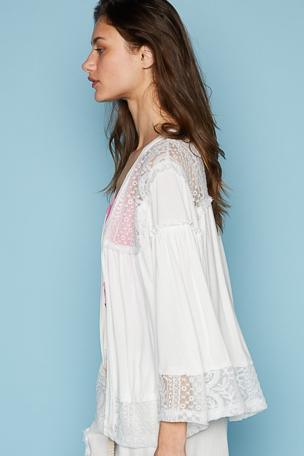 Ivory Lace Detail Cardigan - Open Front Uncategorized autopostr_pinterest_71118 autopostr_pinterest_71178 autopostr_pinterest_71277 cardigan detail front lace open pol