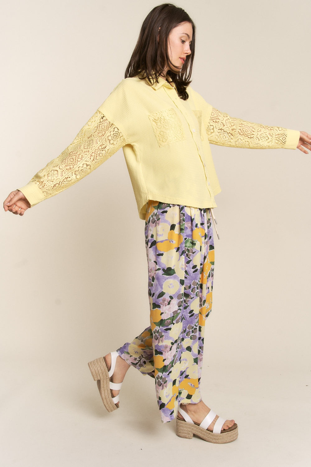 Yellow Buttoned Shirt - Long Sleeve - Lace Sleeves Clothing & Accessories > Clothing > Tops > Shirts autopostr_pinterest_71118 autopostr_pinterest_71178 autopostr_pinterest_71277 autopostr_pinterest_71511 autopostr_pinterest_71667 button lace long pinterestone shirt sleeve waffle