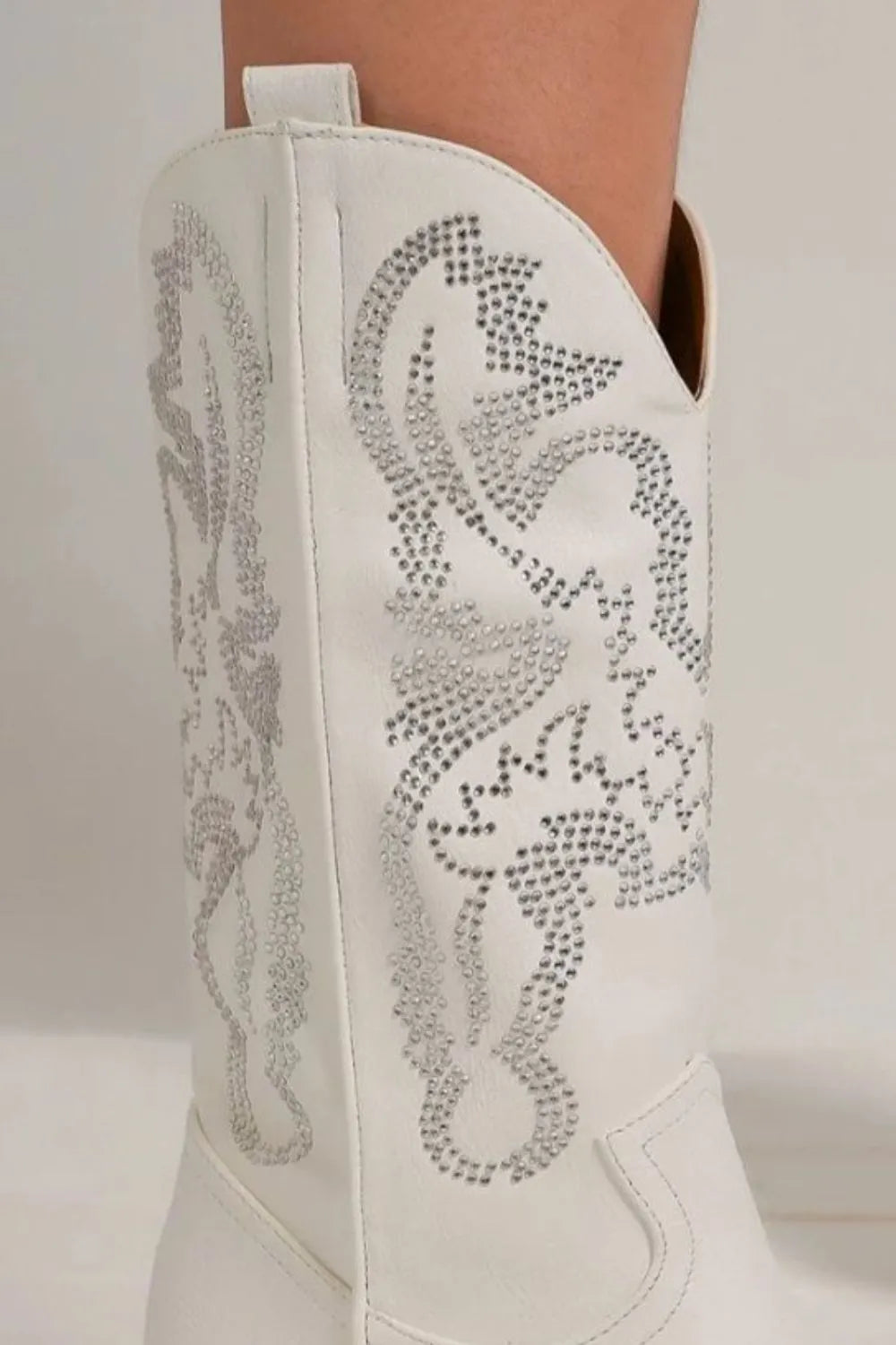 Rhinestone Cowgirl Boots - Shimmering Point Toe Glamour backtoschool_sale_0811-0826 Beast Fashion Ship from USA