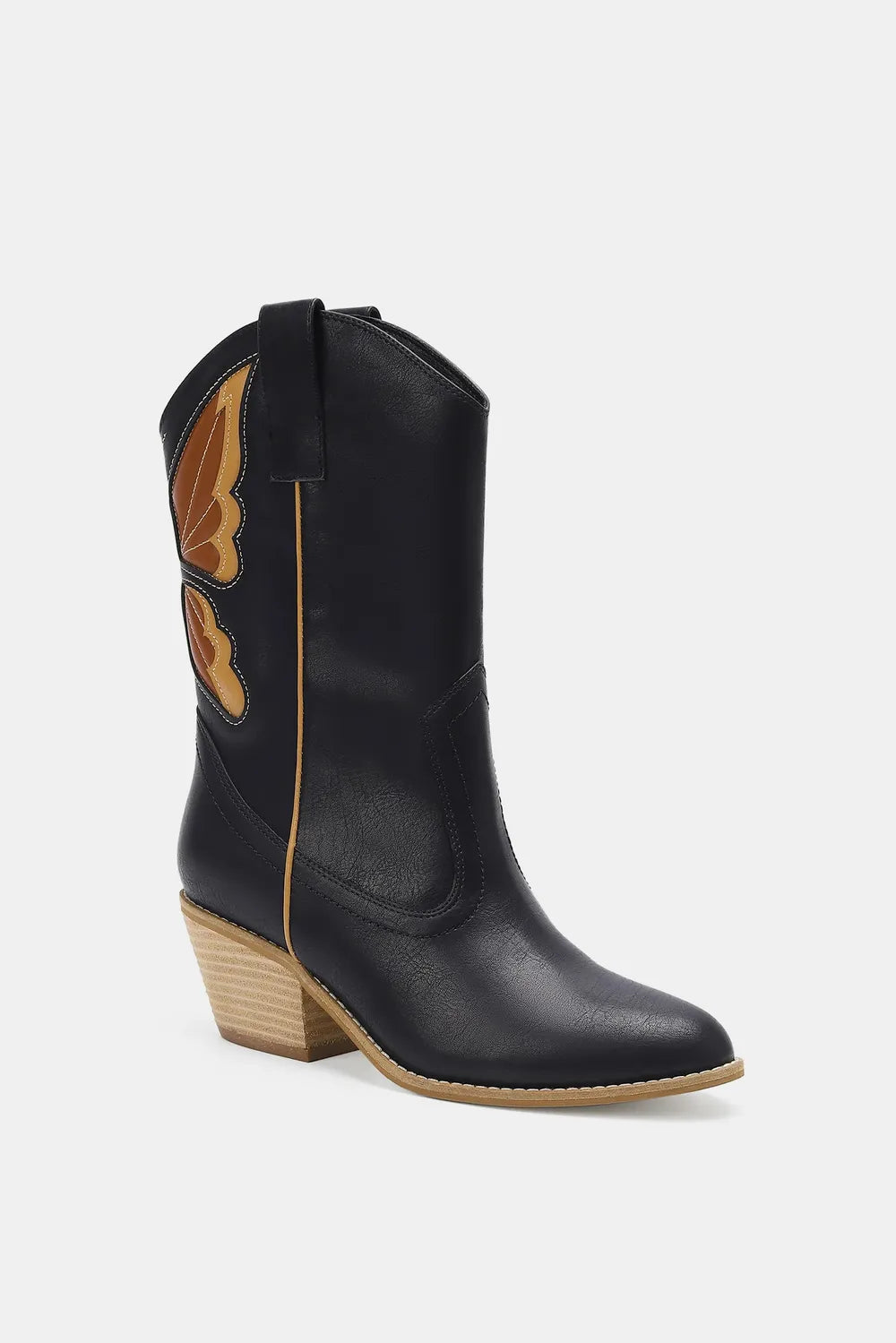 Butterfly Cut-Out Pointed Boots - Feminine Elegance Beast Fashion Ship from USA shoes_ sales_0701-0715