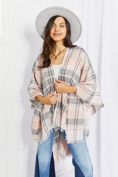 Plaid Lightweight Poncho