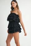 Crop Top Mini Skirt Set - Ruffle Layered - Lace Trim Apparel & Accessories > Clothing > Outfits & Sets autopostr_pinterest_71901 autopostr_pinterest_72819 MABLE Only Available for U.S. Residents Ship from USA sync-pinterest