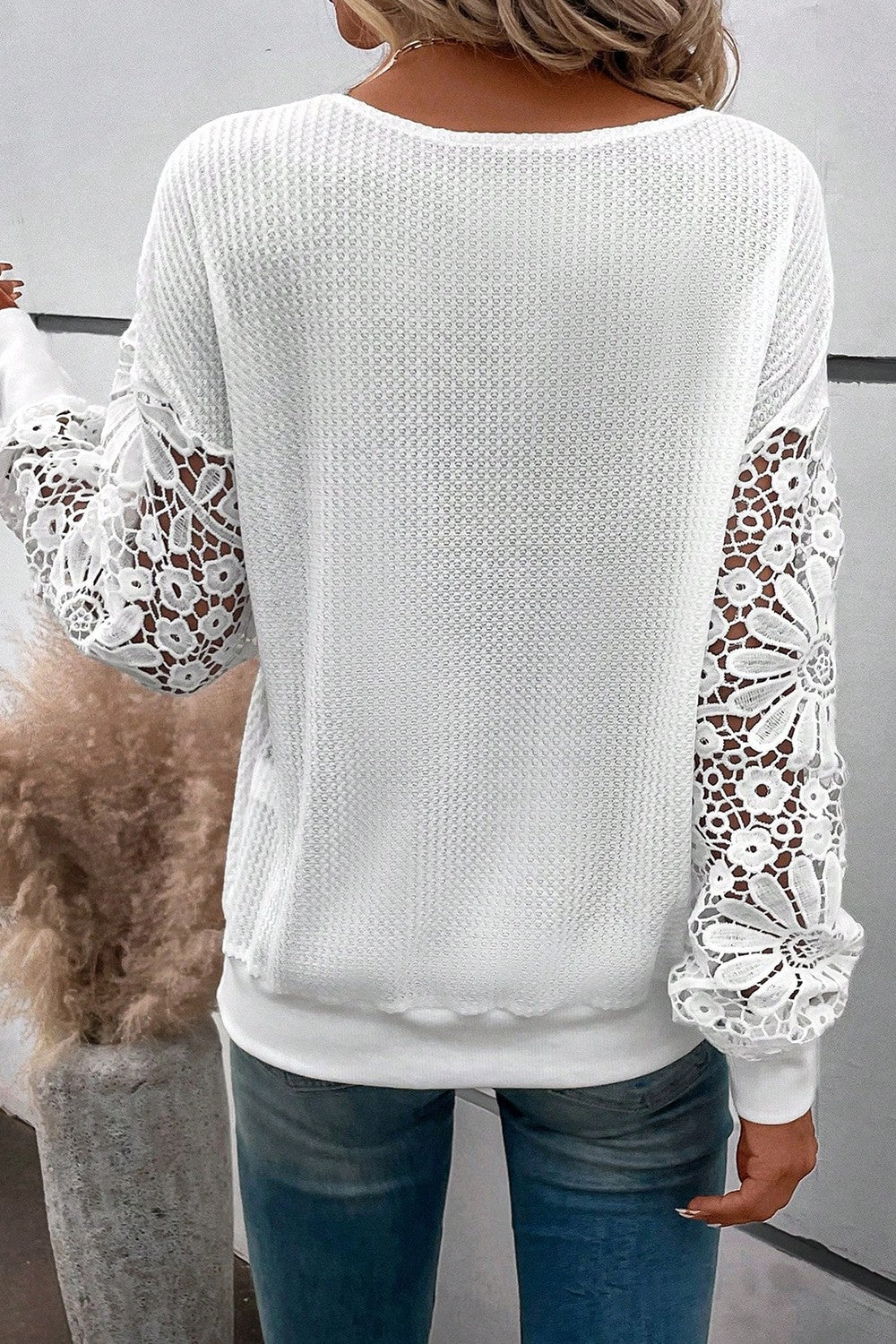Opaque Top - Lace Detail - Ruched Design - Plus Size 1XL-3XL Apparel & Accessories > Clothing > Tops Ship From Overseas sync-pinterest SYNZ