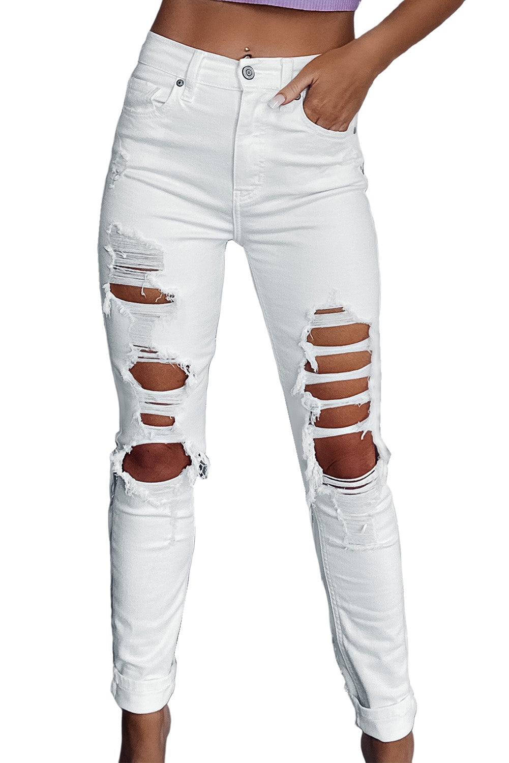 High Waist Skinny Jeans