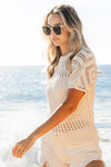 Puff Sleeve Top - Lace Detail - Crochet 5-7-usa BiBi Ship from USA