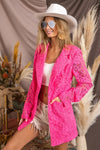 Blazer - Single-Breasted Lace Detail - Long Sleeve - Tailored Jacket Apparel & Accessories > Clothing > Jackets & Coats autopostr_pinterest_71901 autopostr_pinterest_72819 BiBi Only Available for U.S. Residents Ship from USA sync-pinterest
