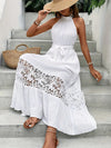 Dress - Maxi - Cami - Sleeveless - Lace Detail - Flowy - Lightweight 5-1-overseas Macido Ship From Overseas