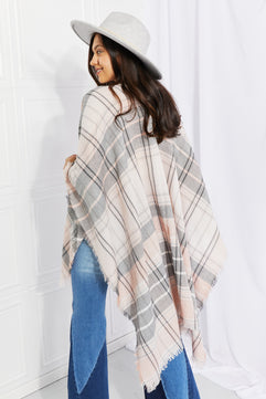 Plaid Lightweight Poncho