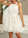 Dress - Mini - Cami - Sleeveless - Tied Frill - Cute - Casual 5-1-overseas Golden Gueen Ship From Overseas