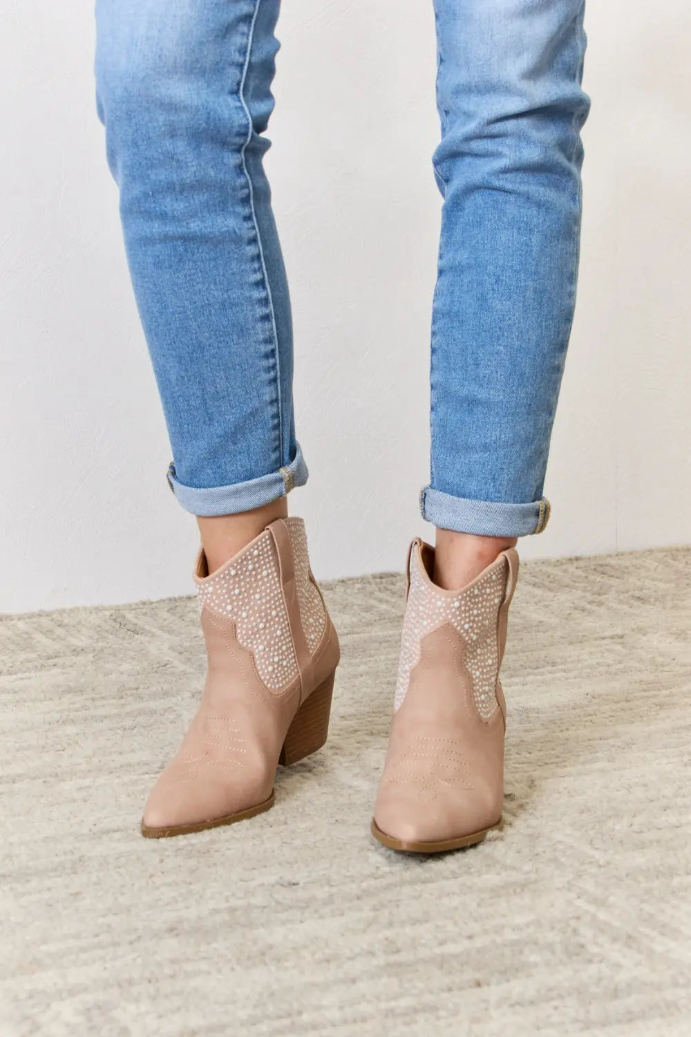 Blush Rustic Glam Boots – Wild West Chic East Lion Corp Ship from USA