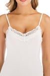 Lace Detail V-Neck Spaghetti Strap Lounge Dress H#Y Ship From Overseas