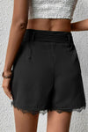 Women's Casual Solid Tie Lace Polyester Shorts Apparel & Accessories > Clothing > Shorts Hundredth Ship From Overseas sync-pinterest