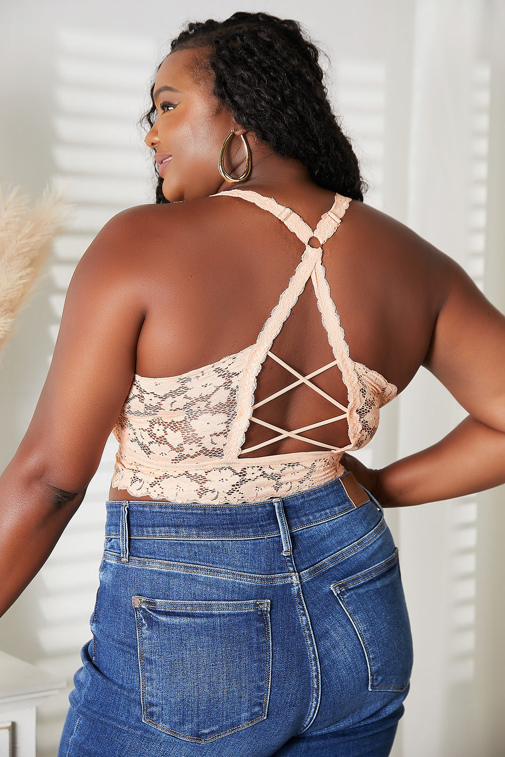 Apricot Lace Bralette - Criscross Uncategorized autopostr_pinterest_71118 autopostr_pinterest_71178 autopostr_pinterest_71277 bralette crisscross full juliette lace size