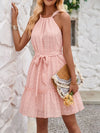 Dress - Mini - Cami - Sleeveless - Tied Frill - Cute - Casual 5-1-overseas Golden Gueen Ship From Overseas