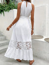 Dress - Maxi - Cami - Sleeveless - Lace Detail - Flowy - Lightweight 5-1-overseas Macido Ship From Overseas