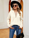 Hoodie - Lace-Up Stretch Rayon Opaque Long Sleeve Top Apparel & Accessories > Clothing > Tops > Hoodies autopostr_pinterest_71901 autopostr_pinterest_72819 M.N.Y Ship From Overseas sync-pinterest