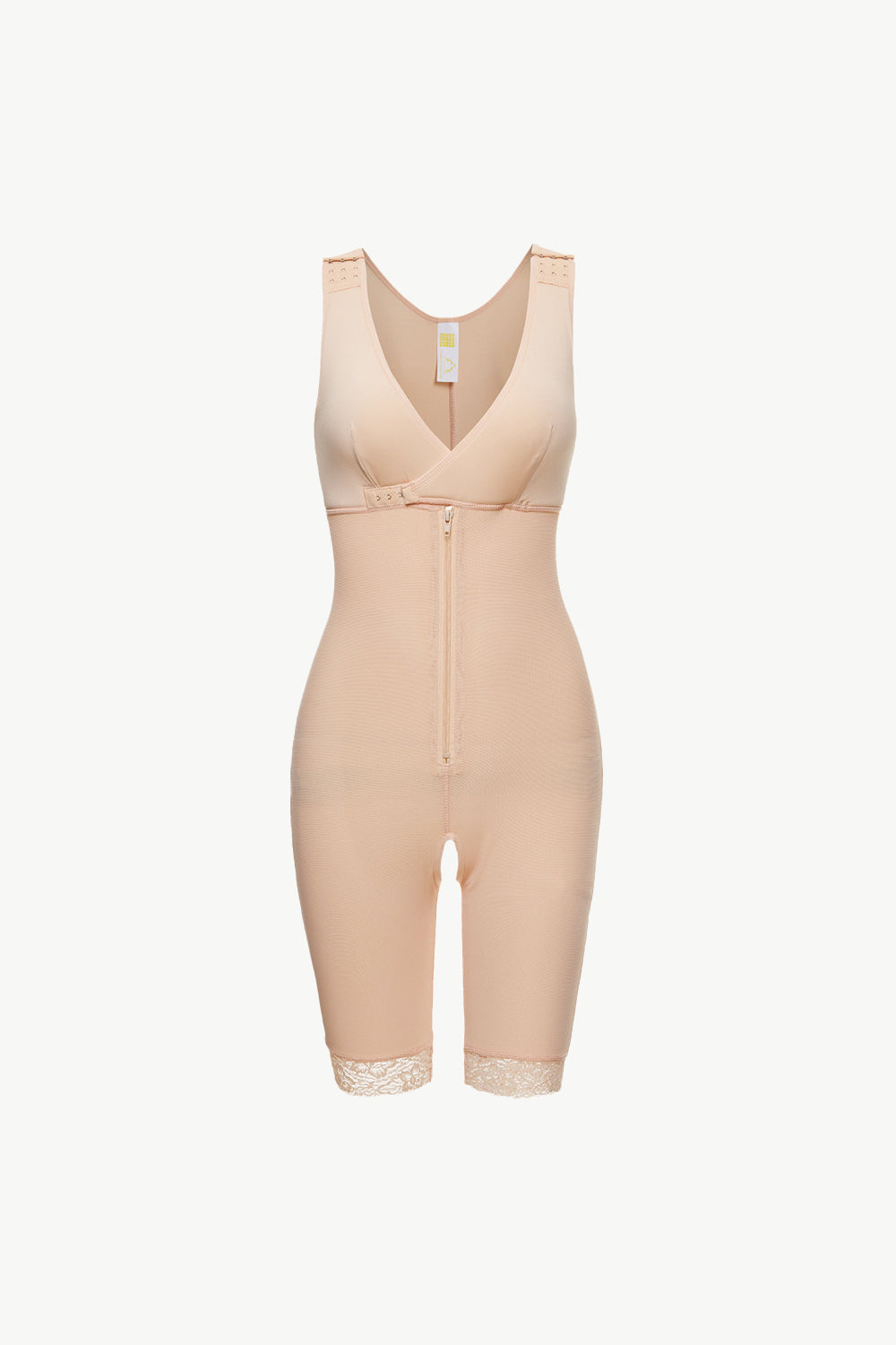 Shapewear Dress - Lace Trim - Zipper - Solid - Slight Stretch Apparel & Accessories > Clothing > Shapewear C.J Full Full Size Full Size Lace Lace Lace Trim Shapewear Ship From Overseas Size Size Lace Size Lace Trim sync-pinterest T Trim With Zip