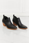 Ankle Boots - Crossover - Cowboy Chic - Low Heels - Block Heel - Black 5-5-shoes-usa Melody Ship from USA