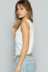 Tank Top - Lace Trim Scoop Neck - Wide Strap Apparel & Accessories > Clothing > Tops autopostr_pinterest_71901 autopostr_pinterest_72819 Only Available for U.S. Residents POL Ship from USA sync-pinterest